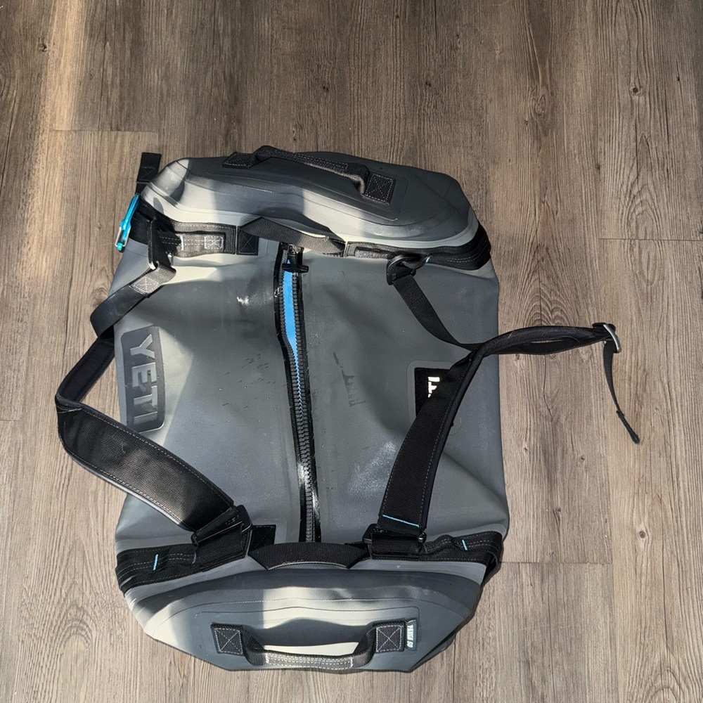 YETI Charcoal Duffel Bag with Black Accents